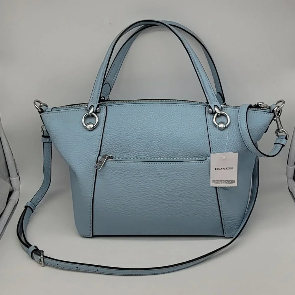Coach Kacey Satchel C6229 Powder Blue - Picture 2 of 8